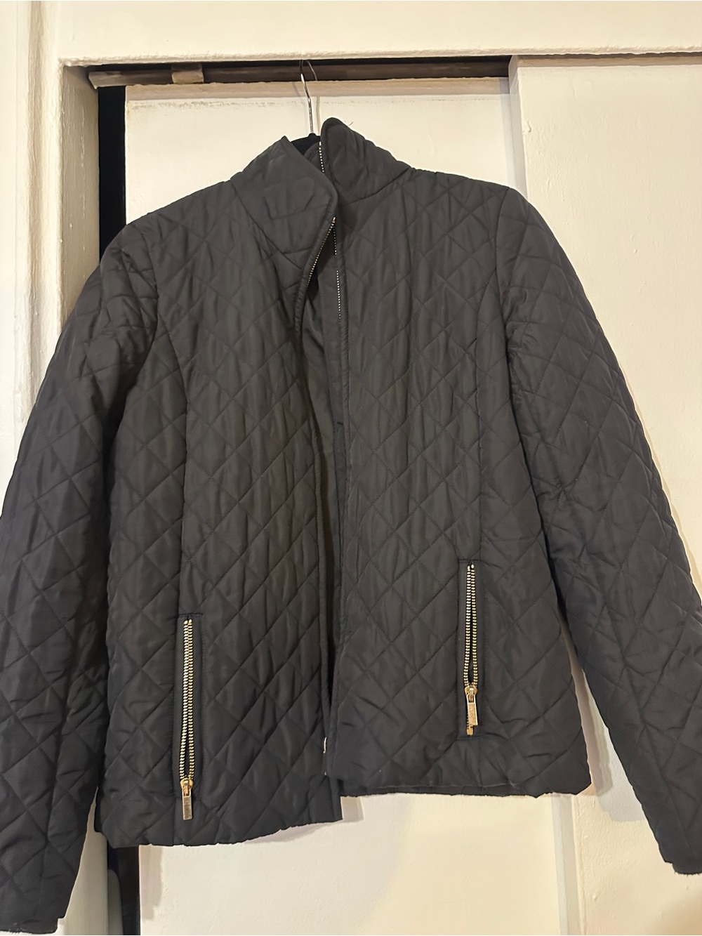J. Crew Black Quilted Jacket